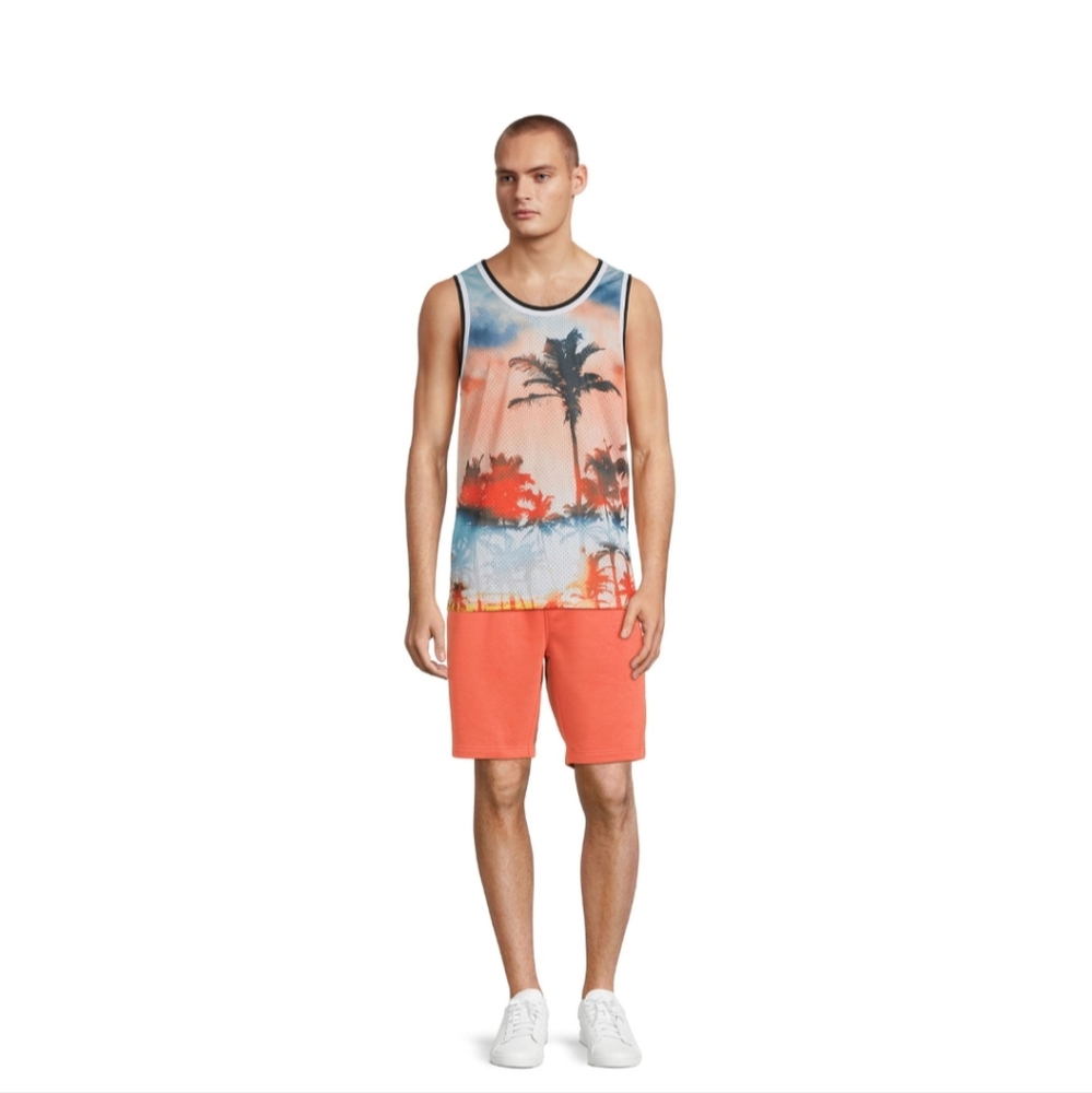 No Boundaries Men's  Mesh Tank Top,